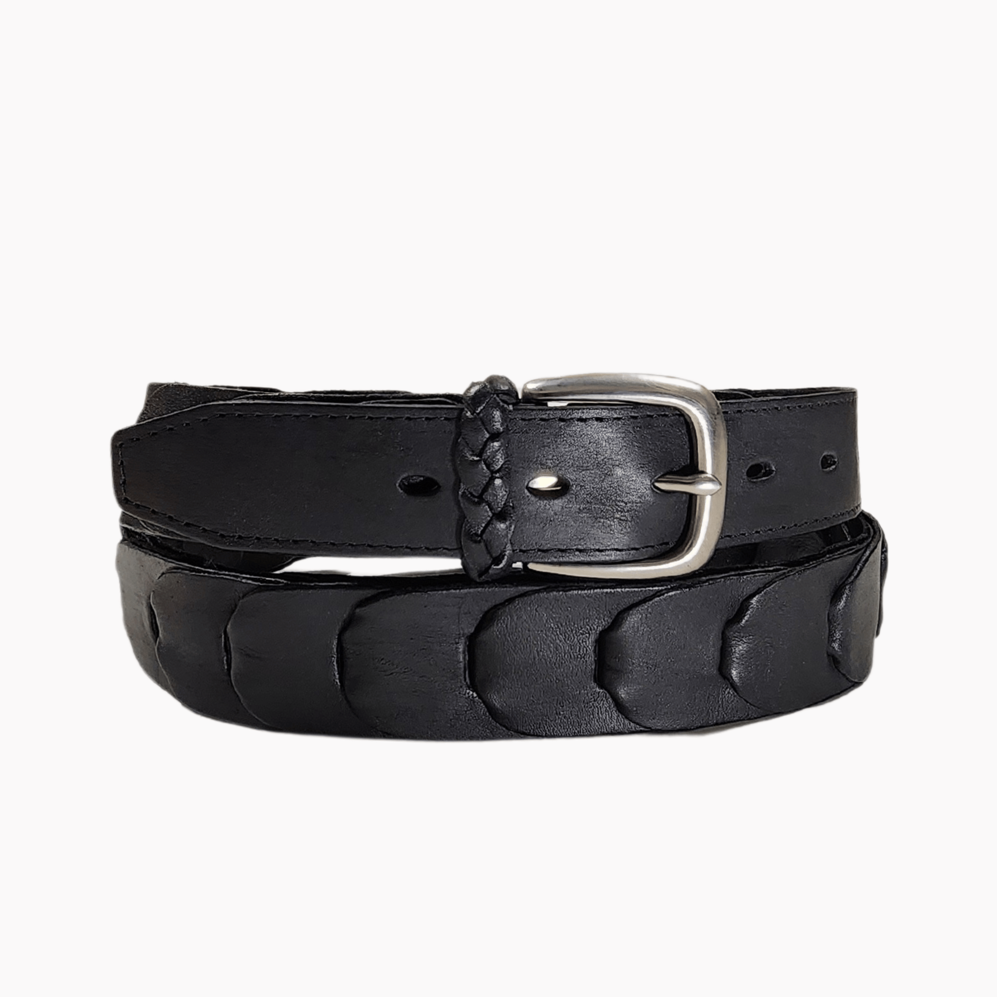 32mm | Black | Kangaroo | Linked - BeltUp Leather Co.