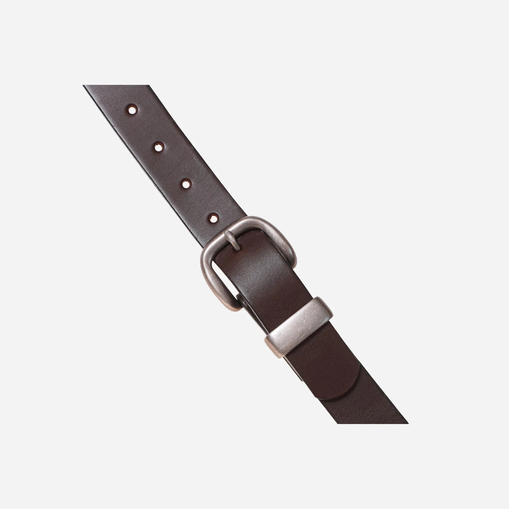 32mm Italian Leather Belt | Metal Keeper | Black & Brown - BeltUp Leather Co.