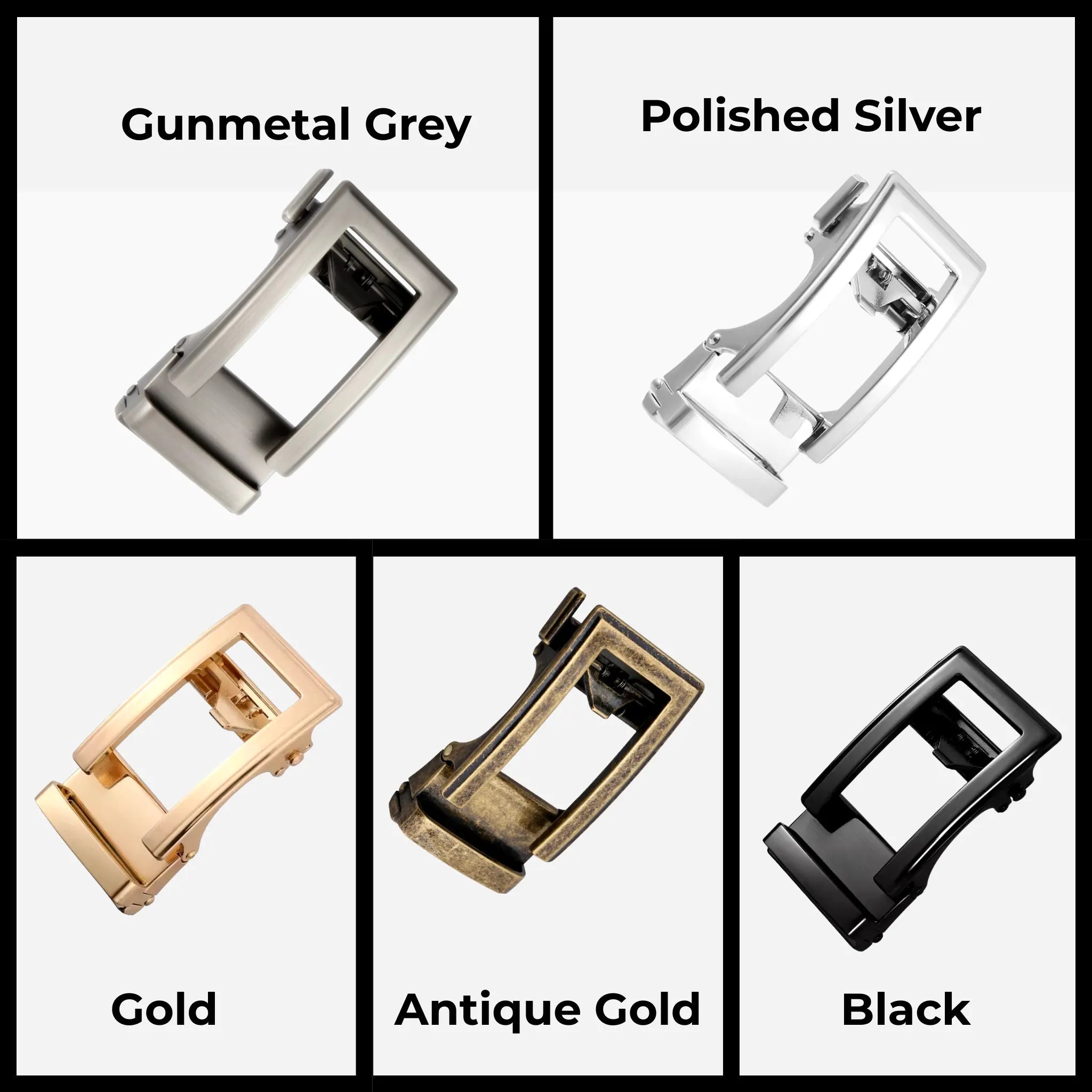 35mm | Square Ratchet Buckle | BeltUp - BeltUp Leather Co.