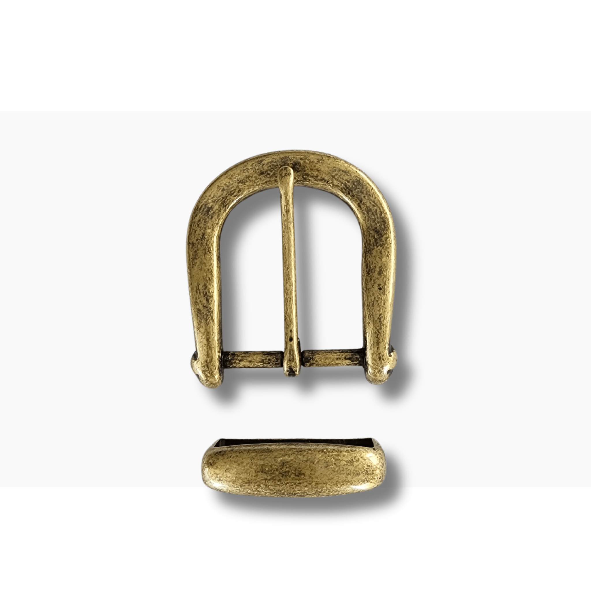 38mm | Antique Gold Buckle and Keeper - 38mm - BeltUp Leather Co.
