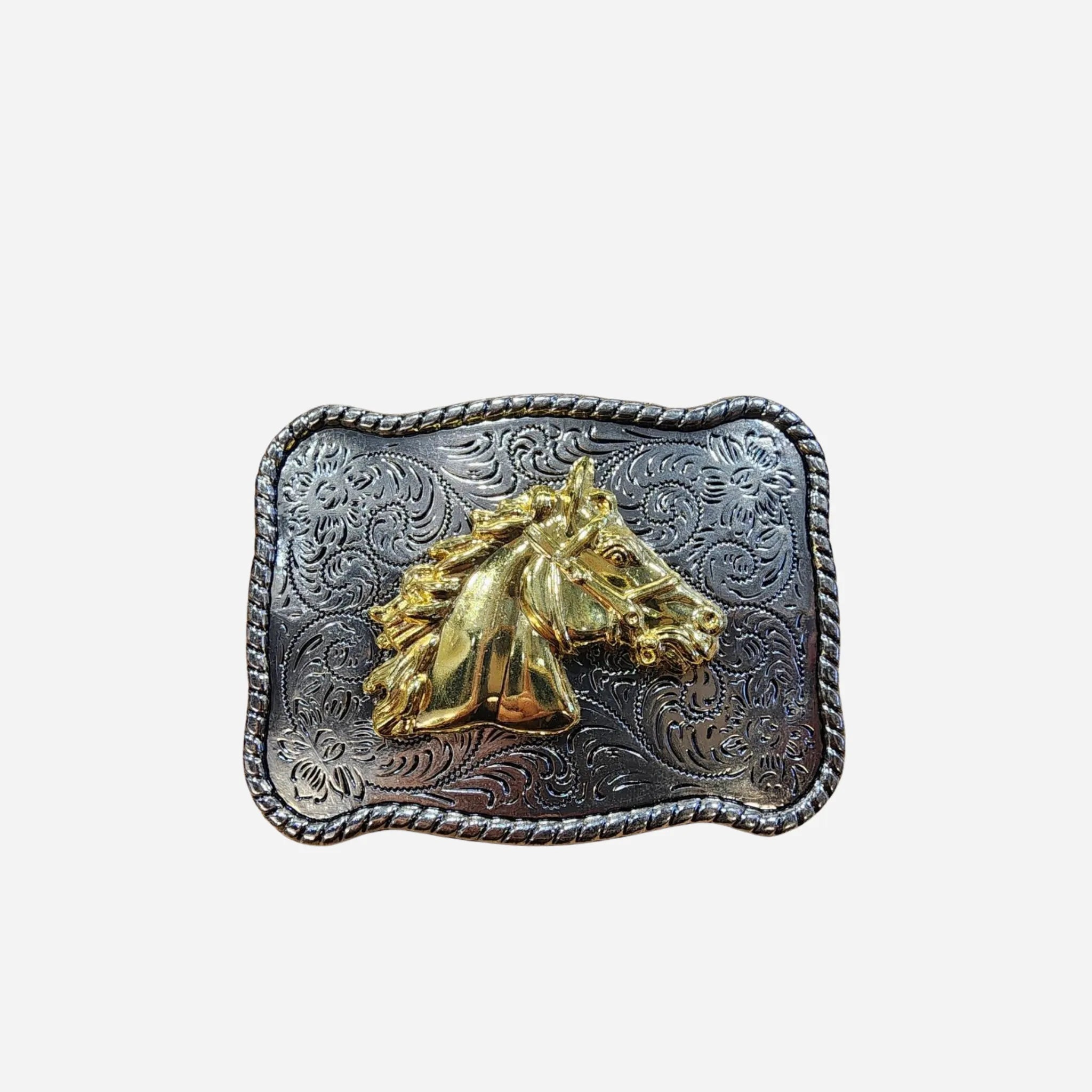 38mm | Horse Head | Two Tone | BeltUp - BeltUp Leather Co.