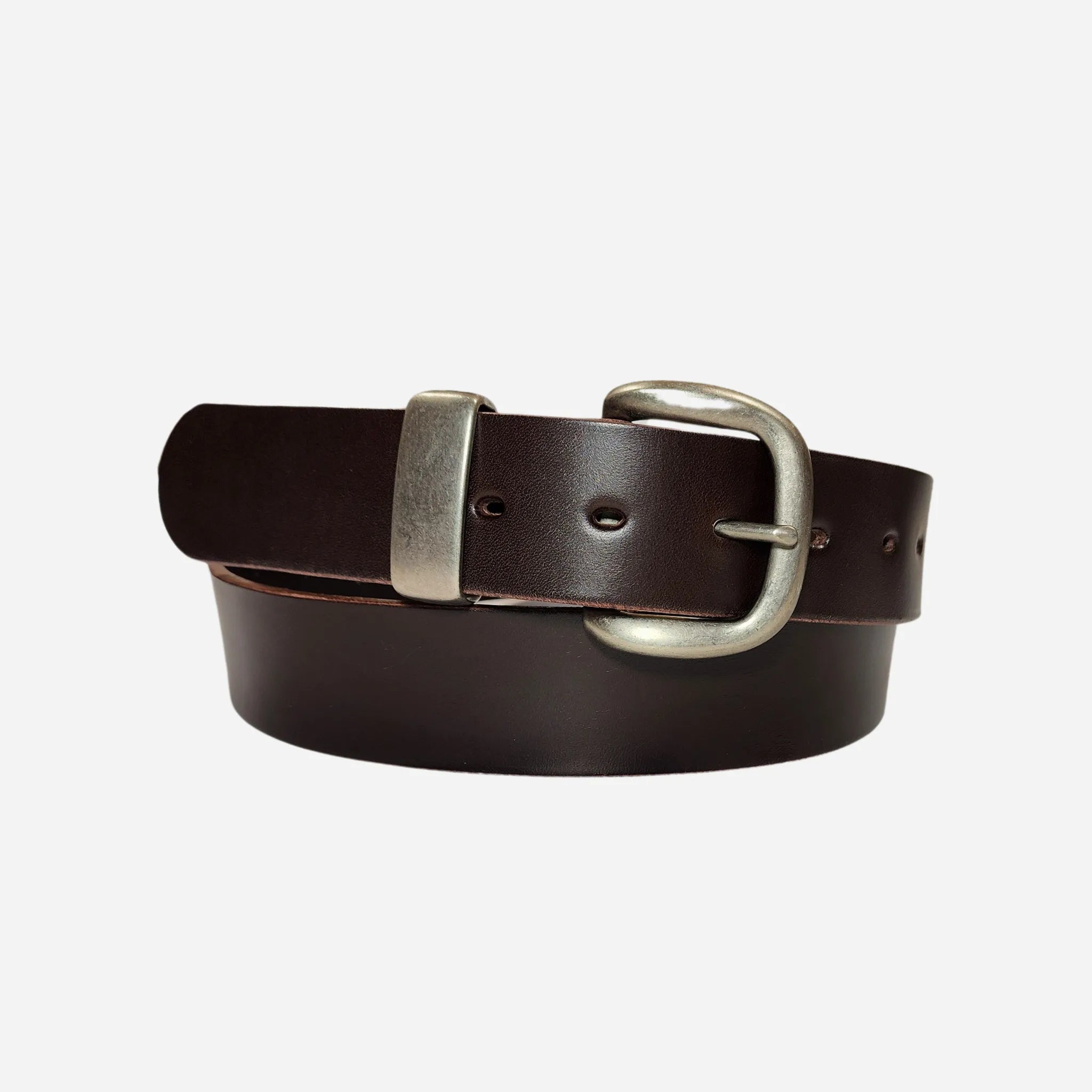 38mm Italian Leather Belt | Metal Keeper | Black & Brown - BeltUp Leather Co.