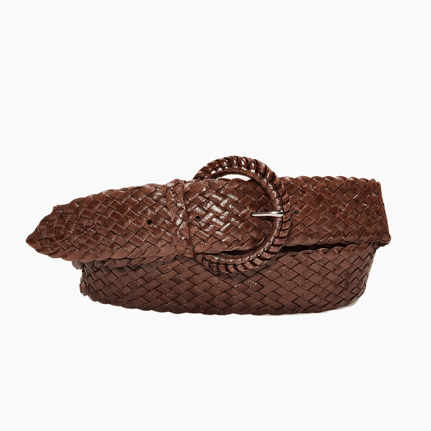 43mm | Brown | Kangaroo | Plaited - BeltUp Leather Co.