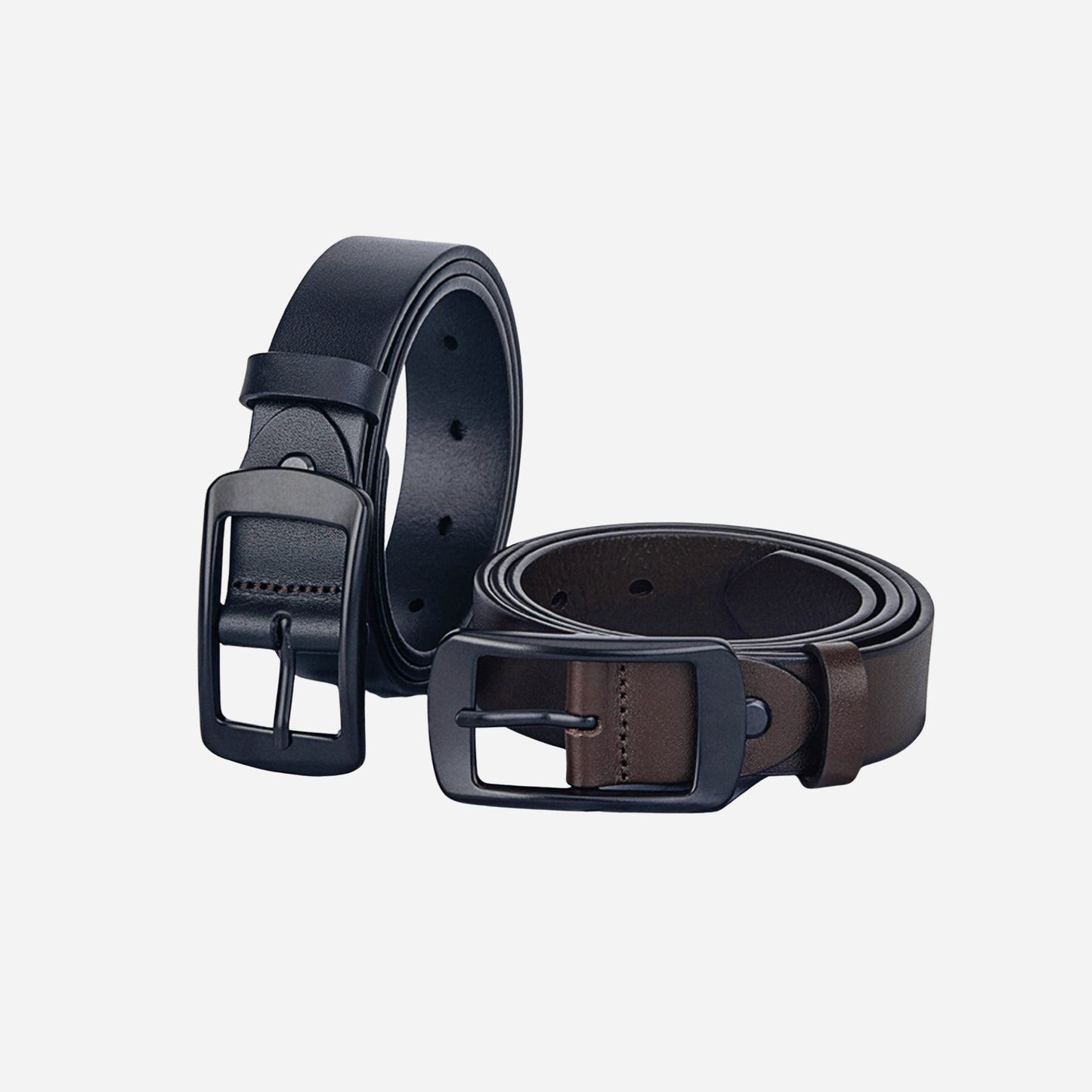 28mm | Top Grain | Black Buckle - BeltUpOnline