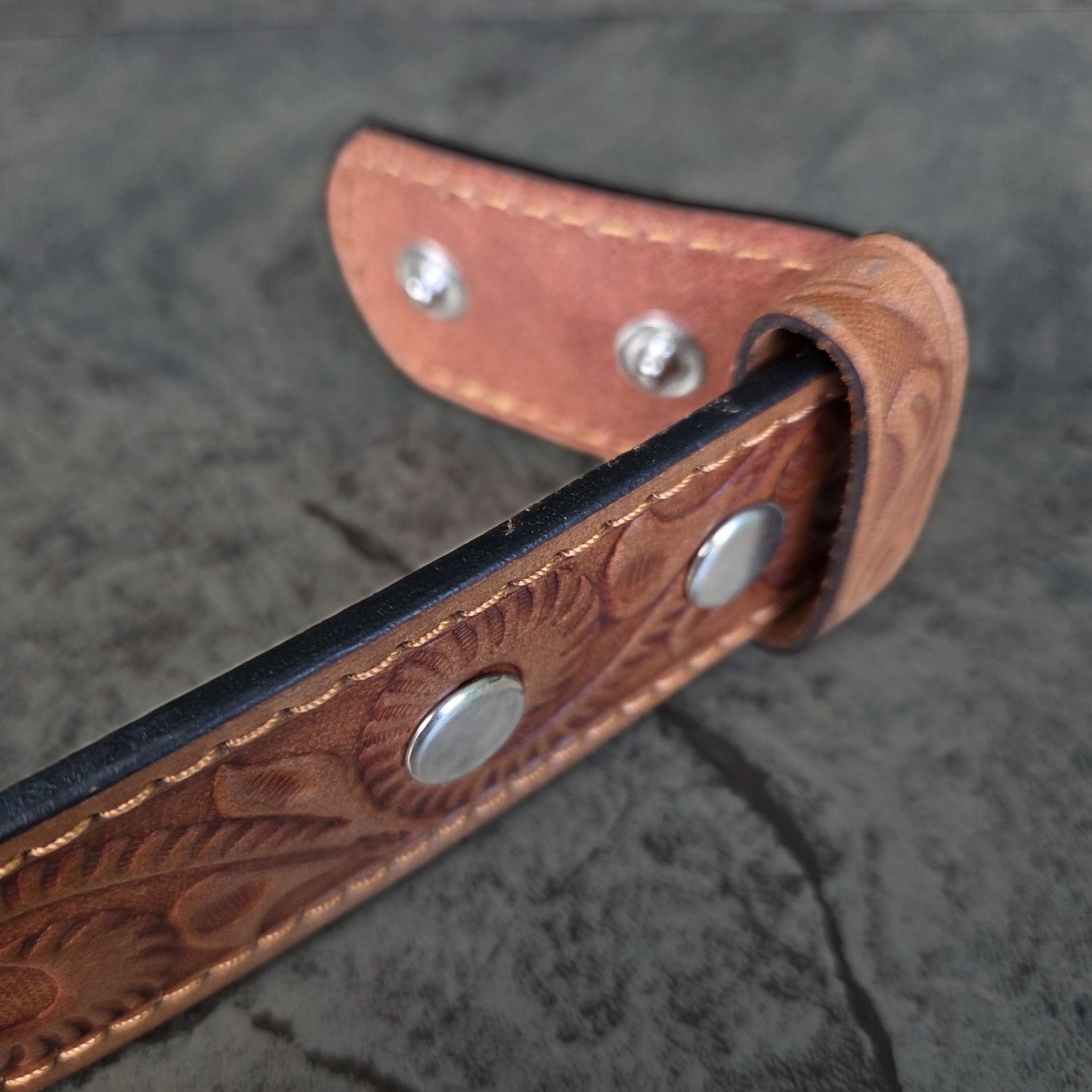 38mm | Tribal Embossed | BYO Buckle