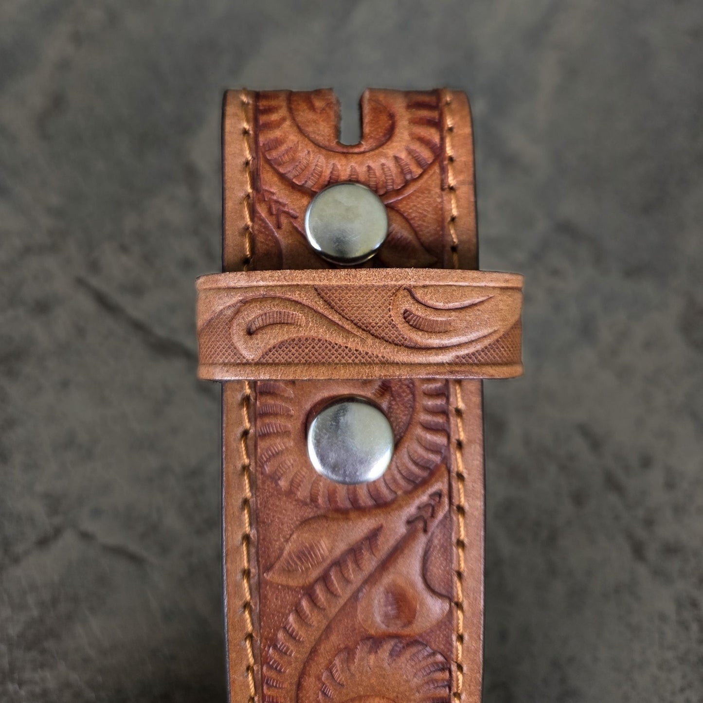 38mm | Tribal Embossed | BYO Buckle