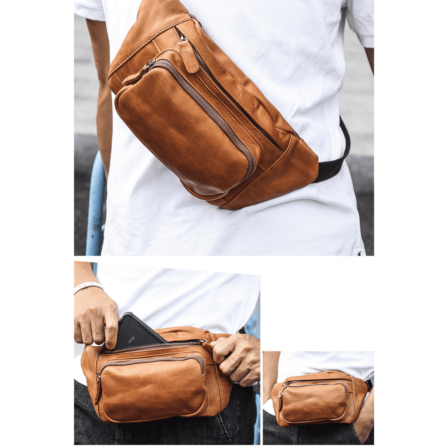BumBag | Tan | BULC - BeltUp Leather Co.