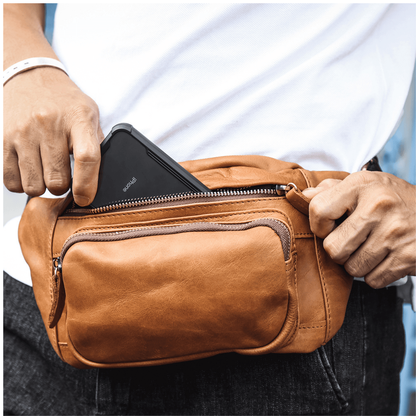BumBag | Tan | BULC - BeltUp Leather Co.