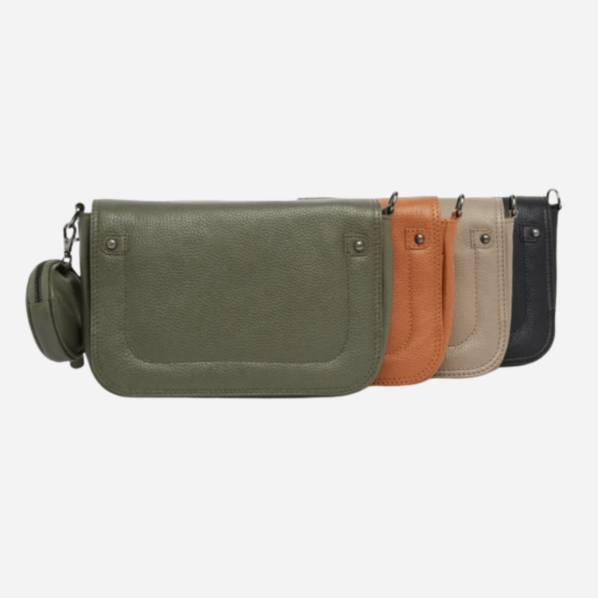 Crossbody | Green | LuLu - BeltUp Leather Co.