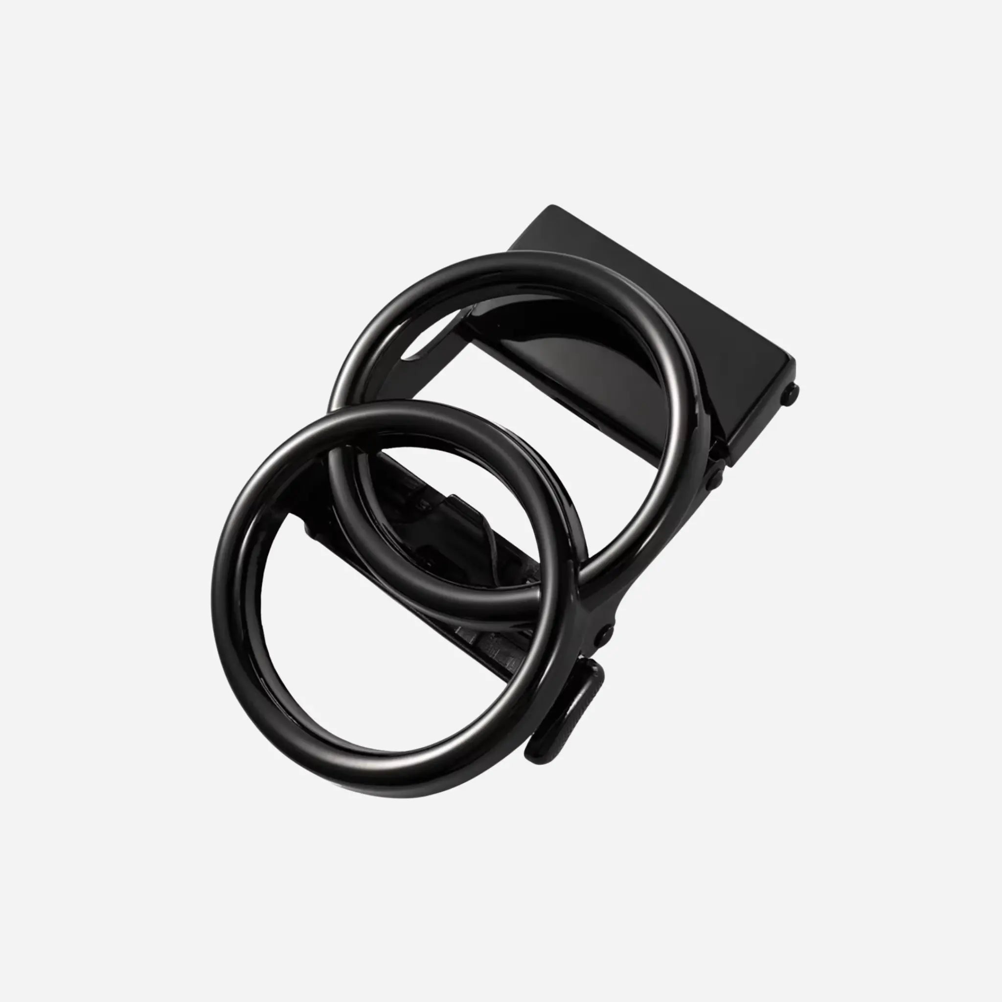32mm | Black Double Ring Ratchet Buckle | BeltUp
