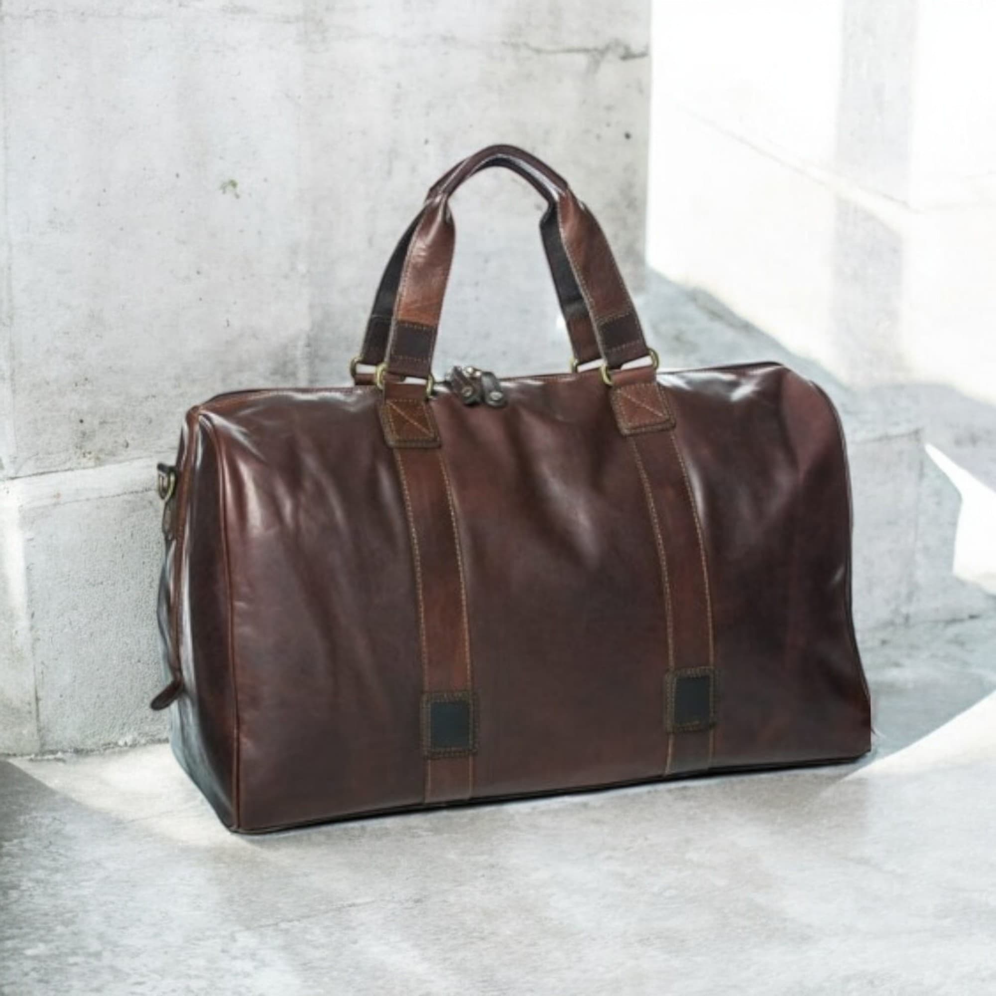 Duffle | Brown | Cairo - BeltUp Leather Co.