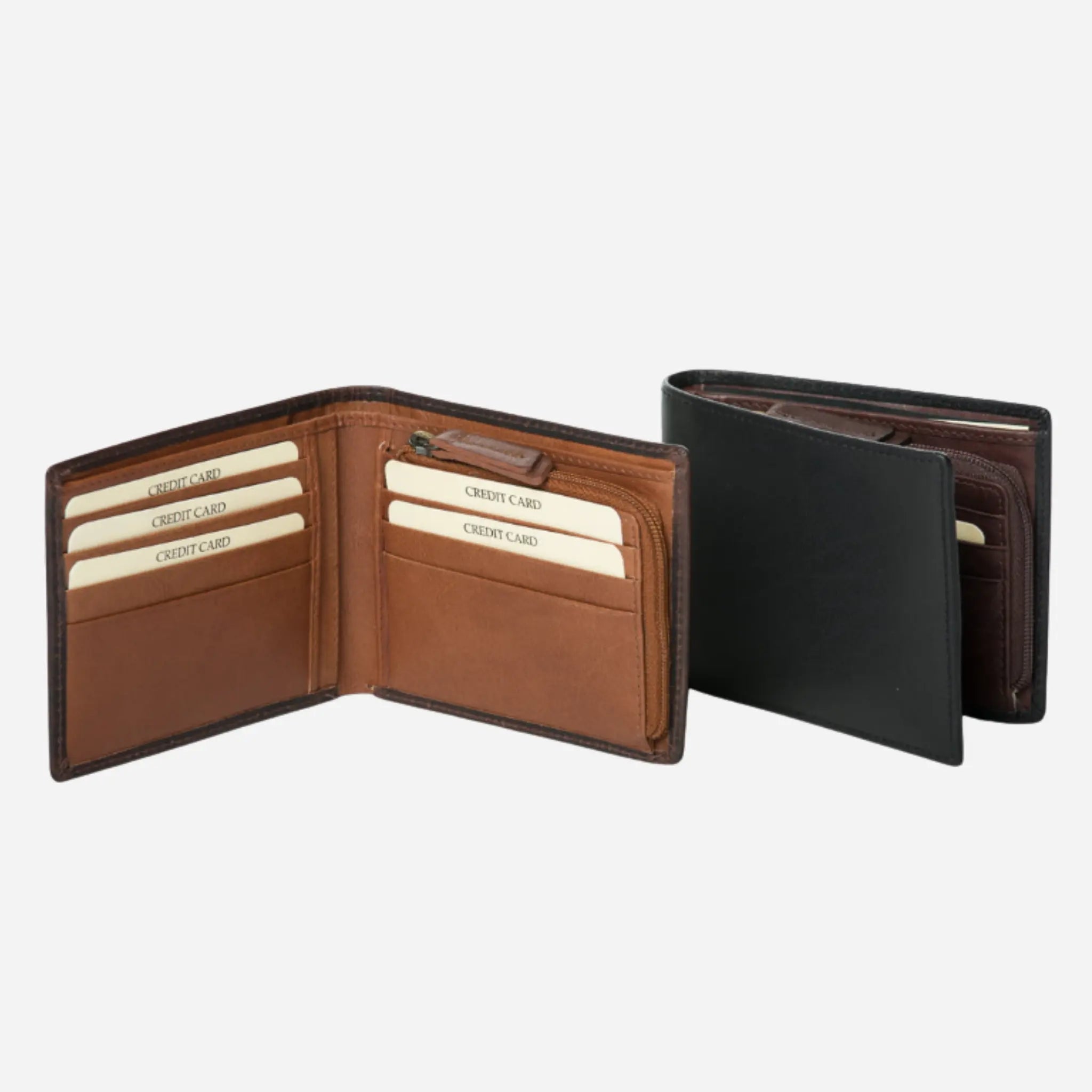 Men's Leather Wallet | Two-Tone | Kingston - BeltUp Leather Co.