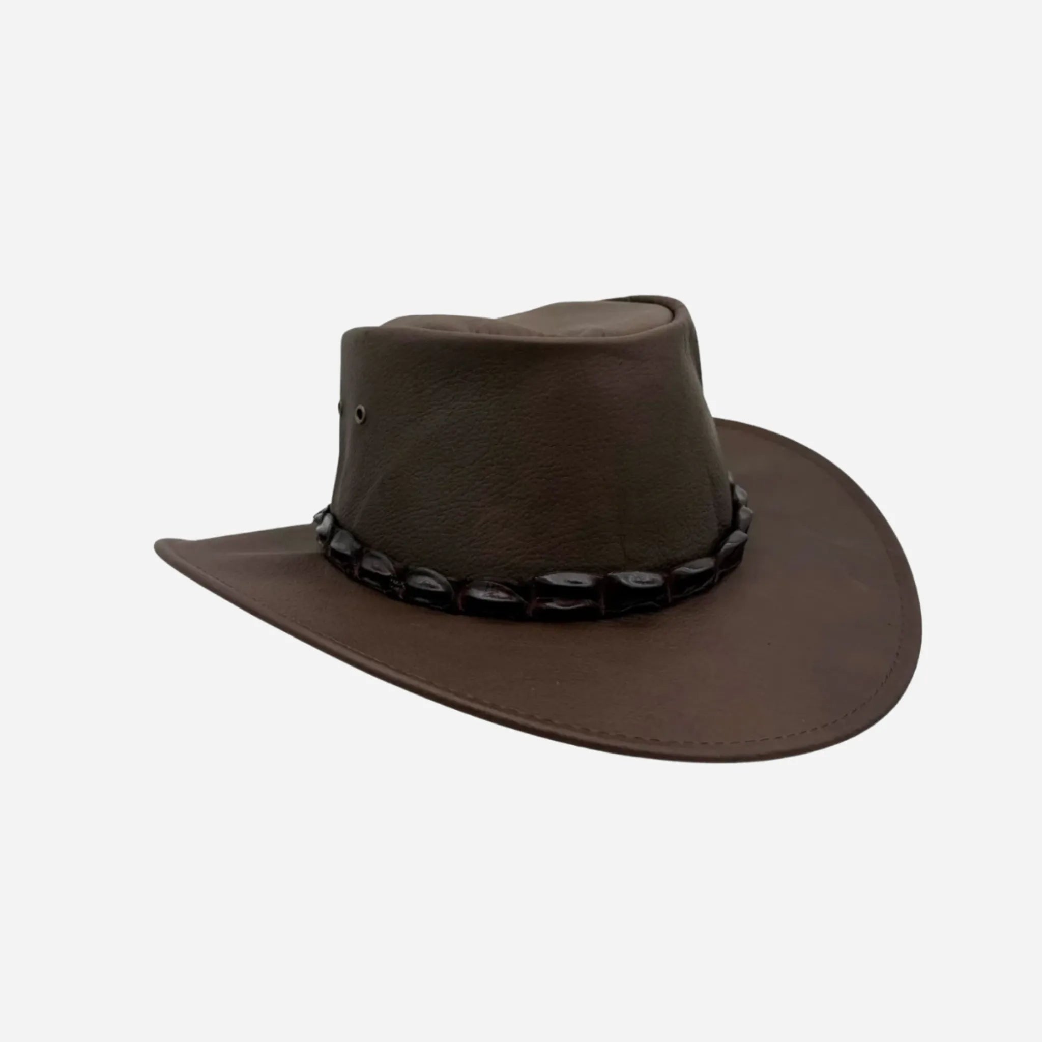 Wild Roo Croc Digger | Kangaroo Leather Hat | BeltUp - BeltUp Leather Co.
