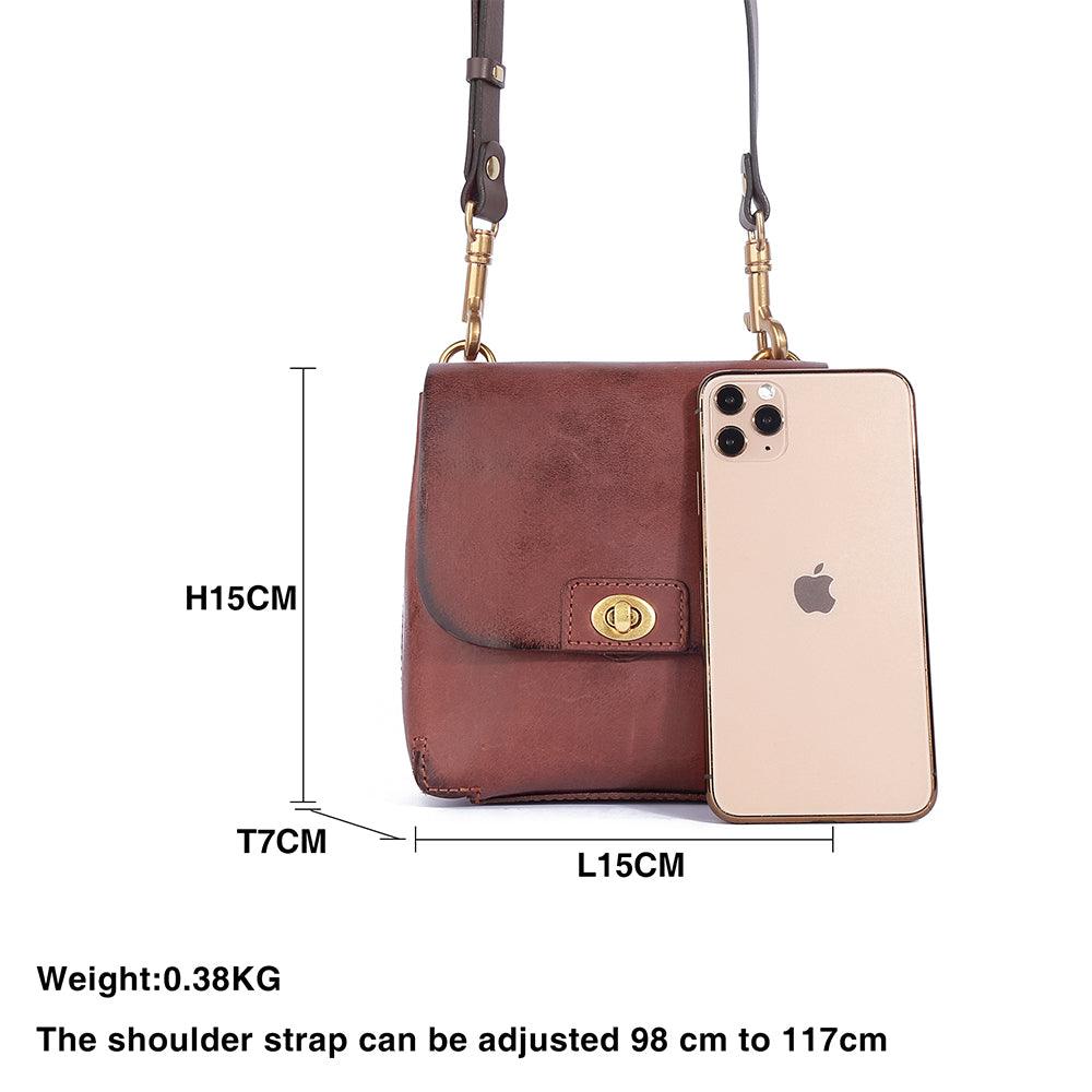 Crossbody | Burgandy | BULC - BeltUp Leather Co.