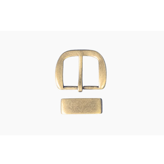 32mm | Antique Gold | Round - BeltUp Leather Co.