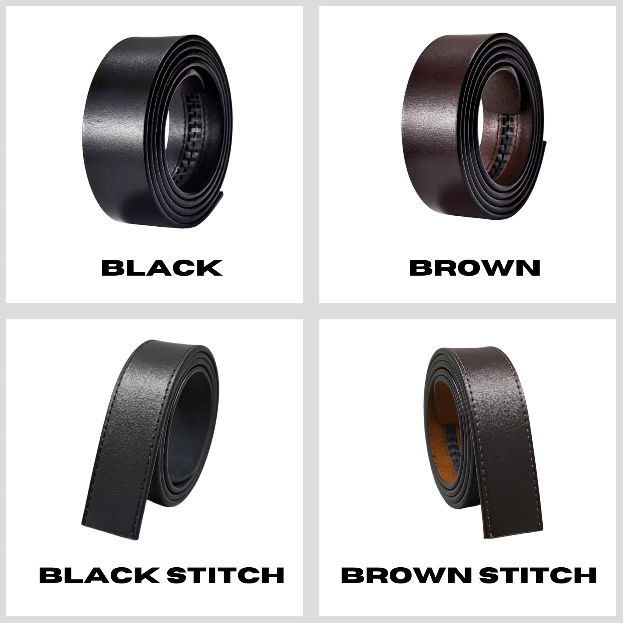 35mm | 3 Pack Auto Buckle | Tommy - BeltUp Leather Co.