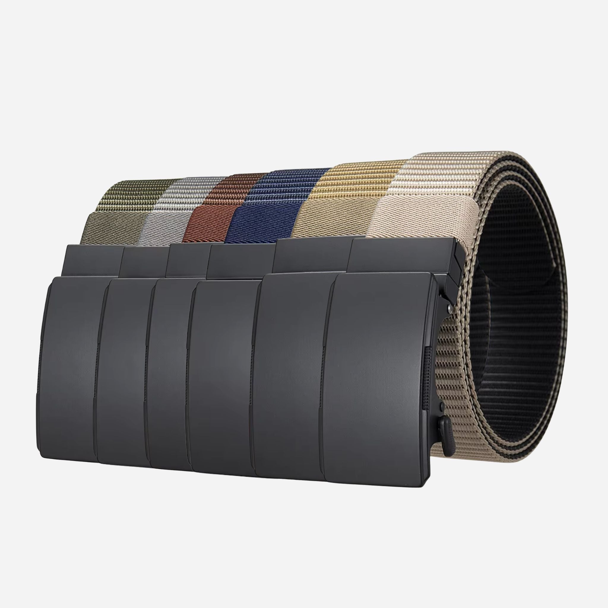 35mm multiple colour options for reversible canvas ratchet belt | BeltUp Leather Co.