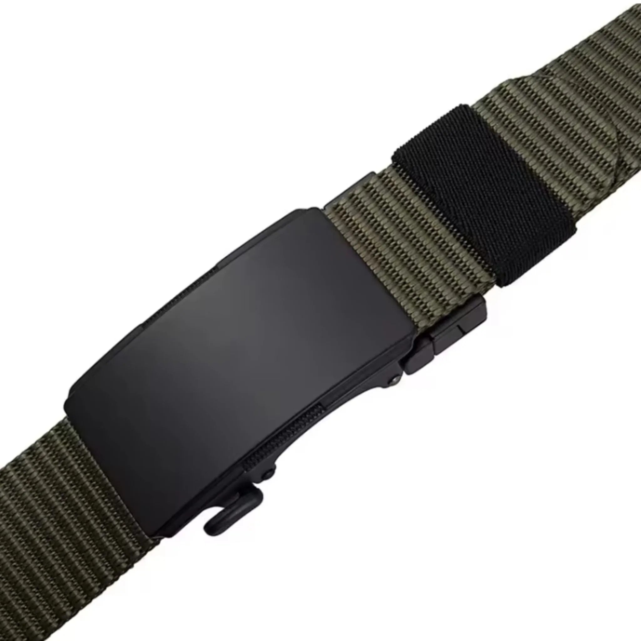 35mm khaki reversible canvas ratchet belt | BeltUp Leather Co.