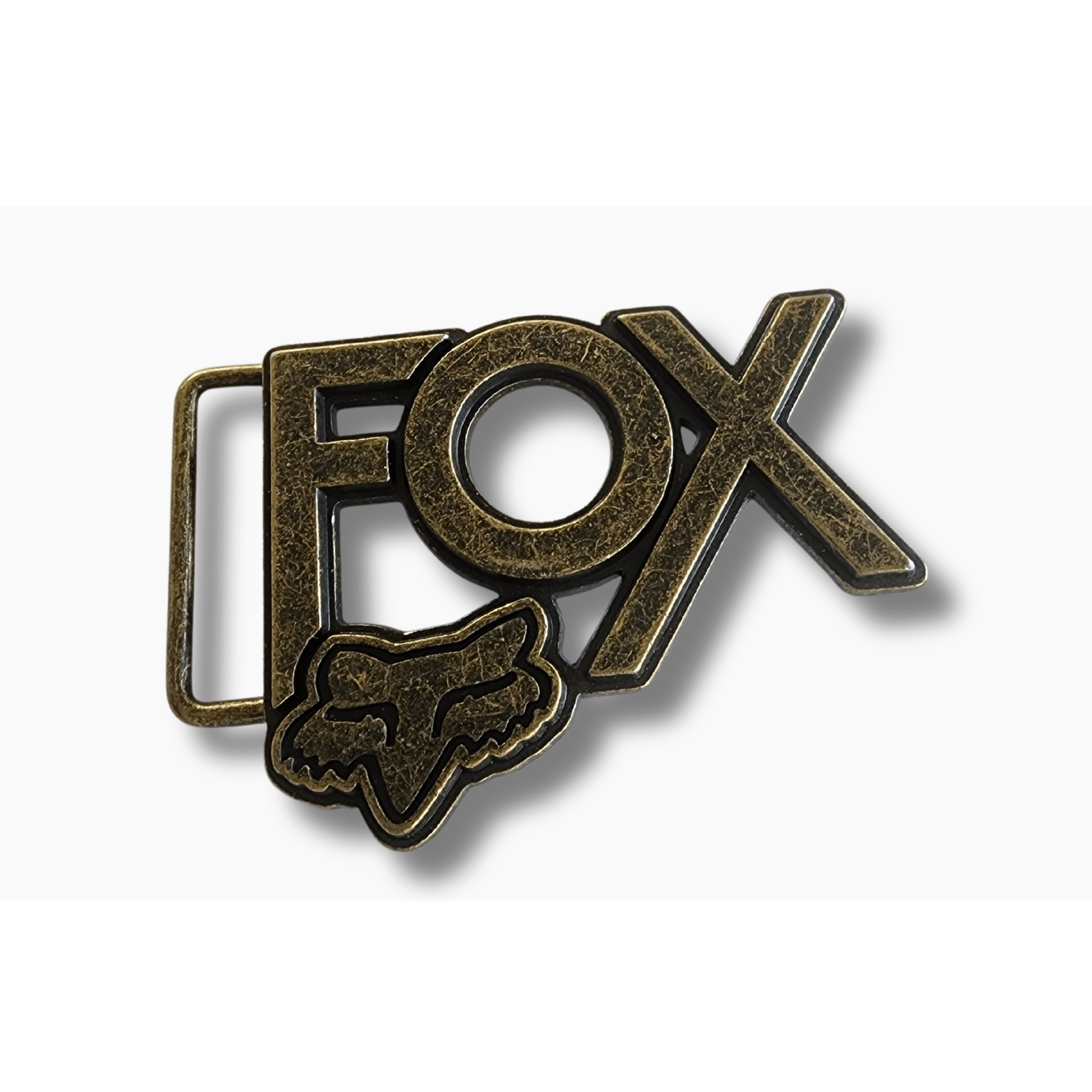 38mm | Antique Gold |Fox Racing Buckle - BeltUp Leather Co.
