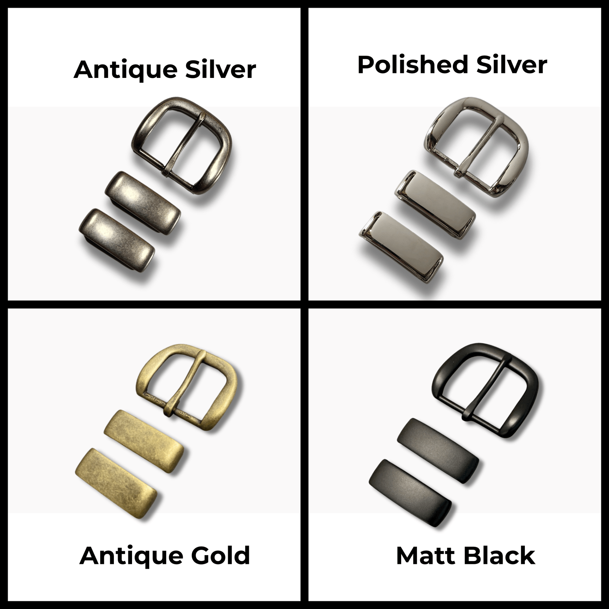 38mm | Black Leather Belt | Double Keeper | BeltUp - BeltUp Leather Co.