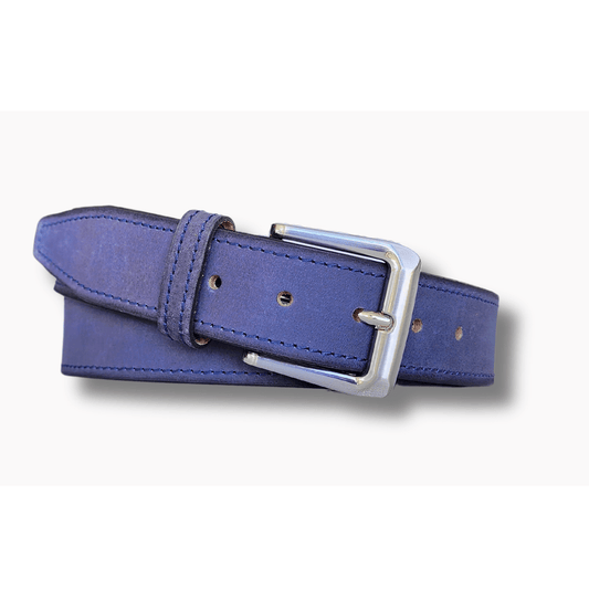38mm | Blue | Top Grain - BeltUp Leather Co.