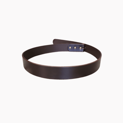 38mm Brown Leather Strap | BYO Buckle - BeltUp Leather Co.