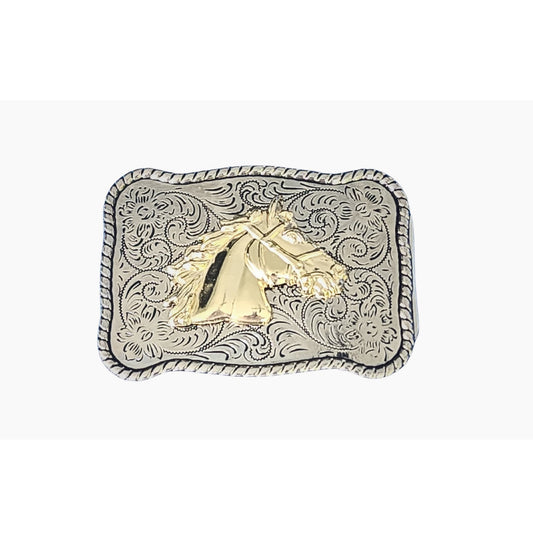 38mm | Horse Head | Two Tone - BeltUp Leather Co.