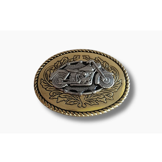 38mm | Motorcycle | Two Tone Buckle - BeltUp Leather Co.