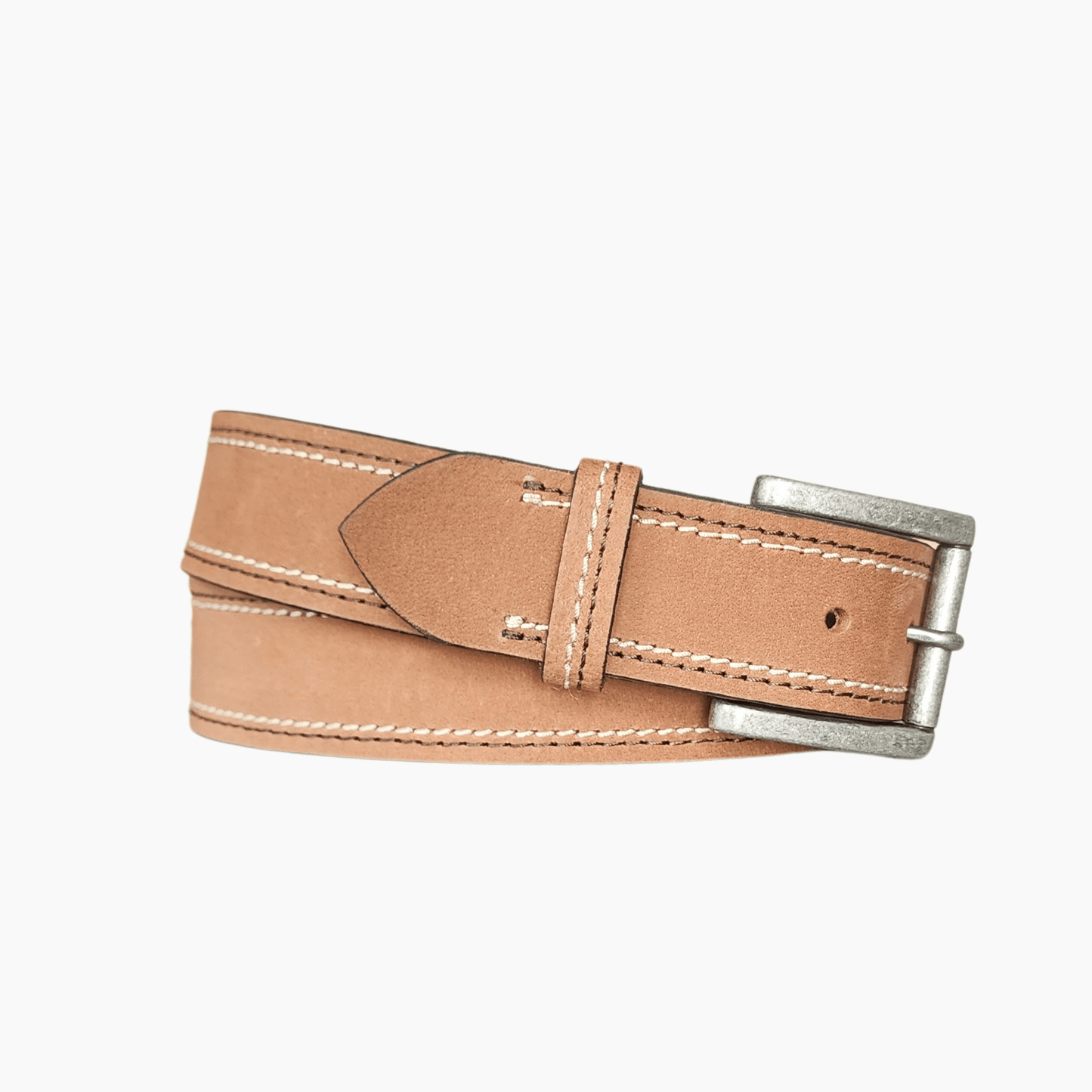 38mm | Tan Stitched | Jeans Belt