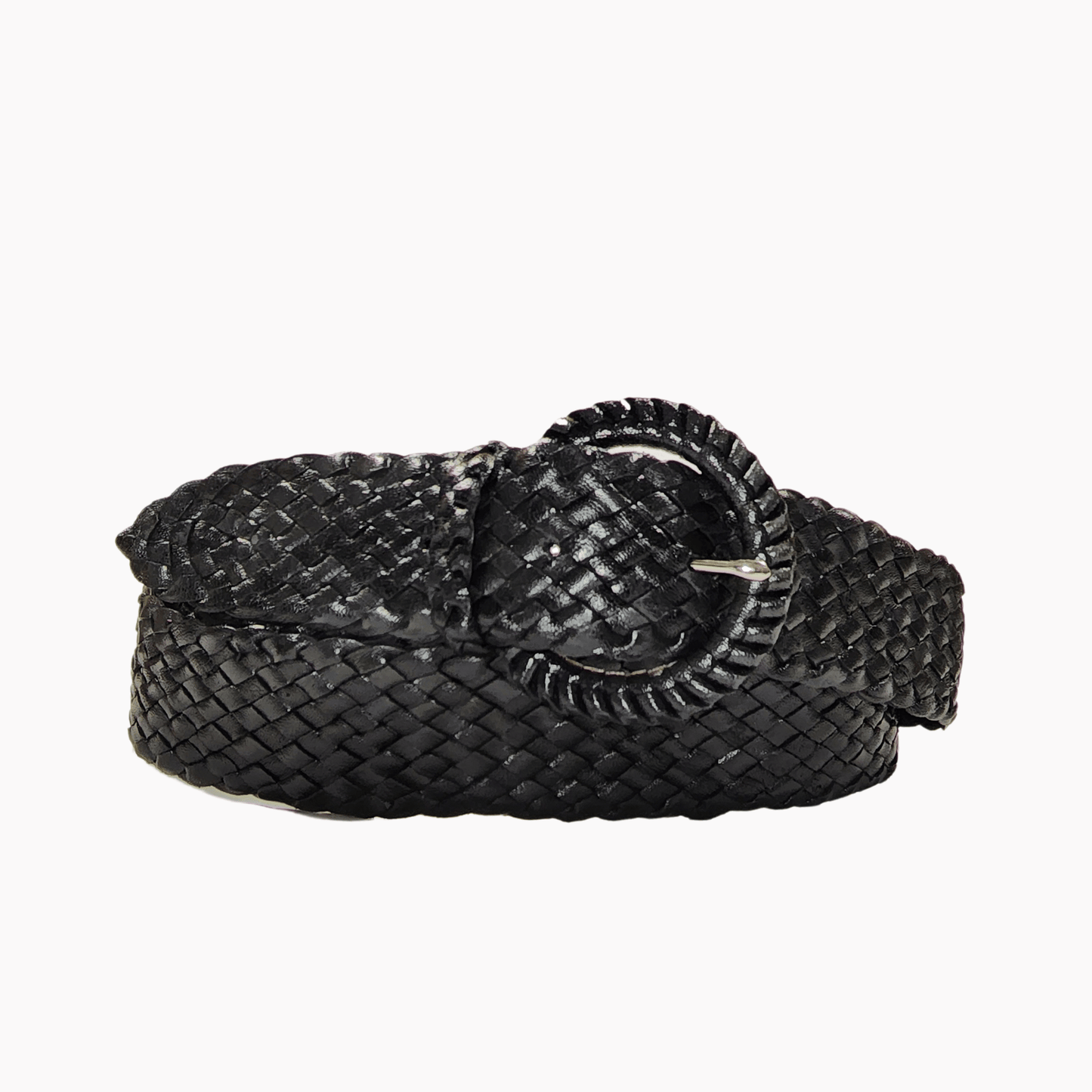 43mm | Black | Kangaroo | Plaited