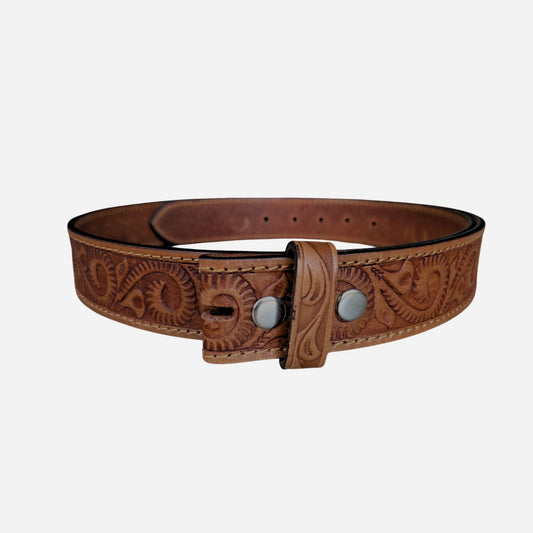 38mm | Tribal Embossed | BYO Buckle