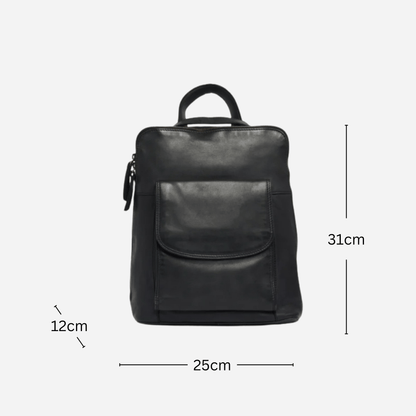 Backpack | Black | Vanessa - BeltUp Leather Co.