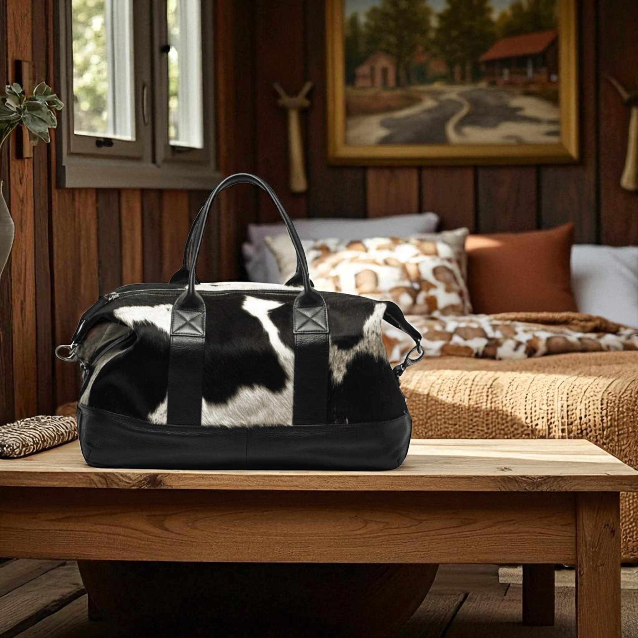 Duffle | Hair on Hide | New Mexico - BeltUp Leather Co.