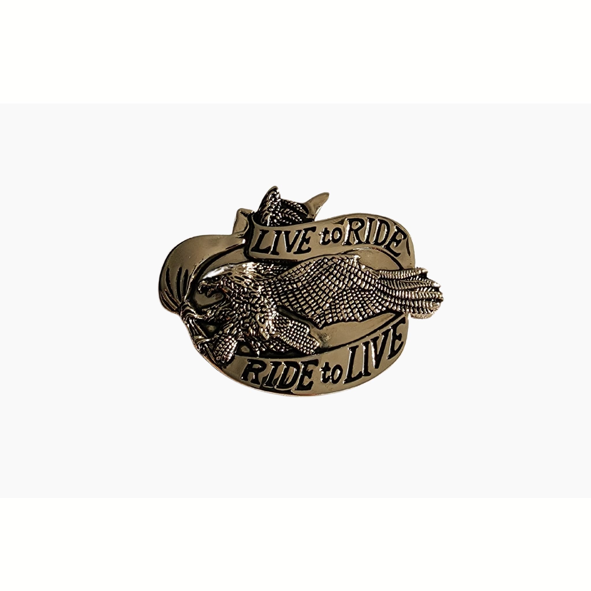 38mm | Live to Ride Buckle - BeltUp Leather Co.