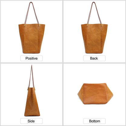 Tan Leather Tote - Vegetable Tanned - BeltUpOnline