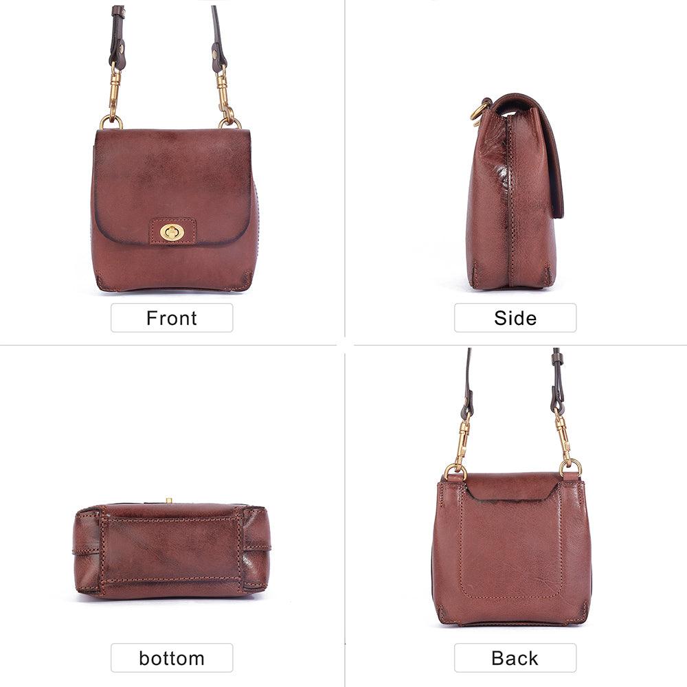 Crossbody | Burgandy | BULC - BeltUp Leather Co.