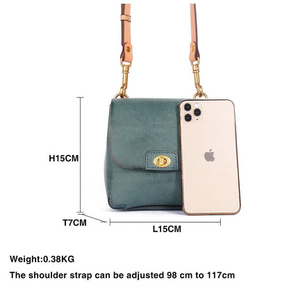Crossbody | Teal | BULC - BeltUp Leather Co.