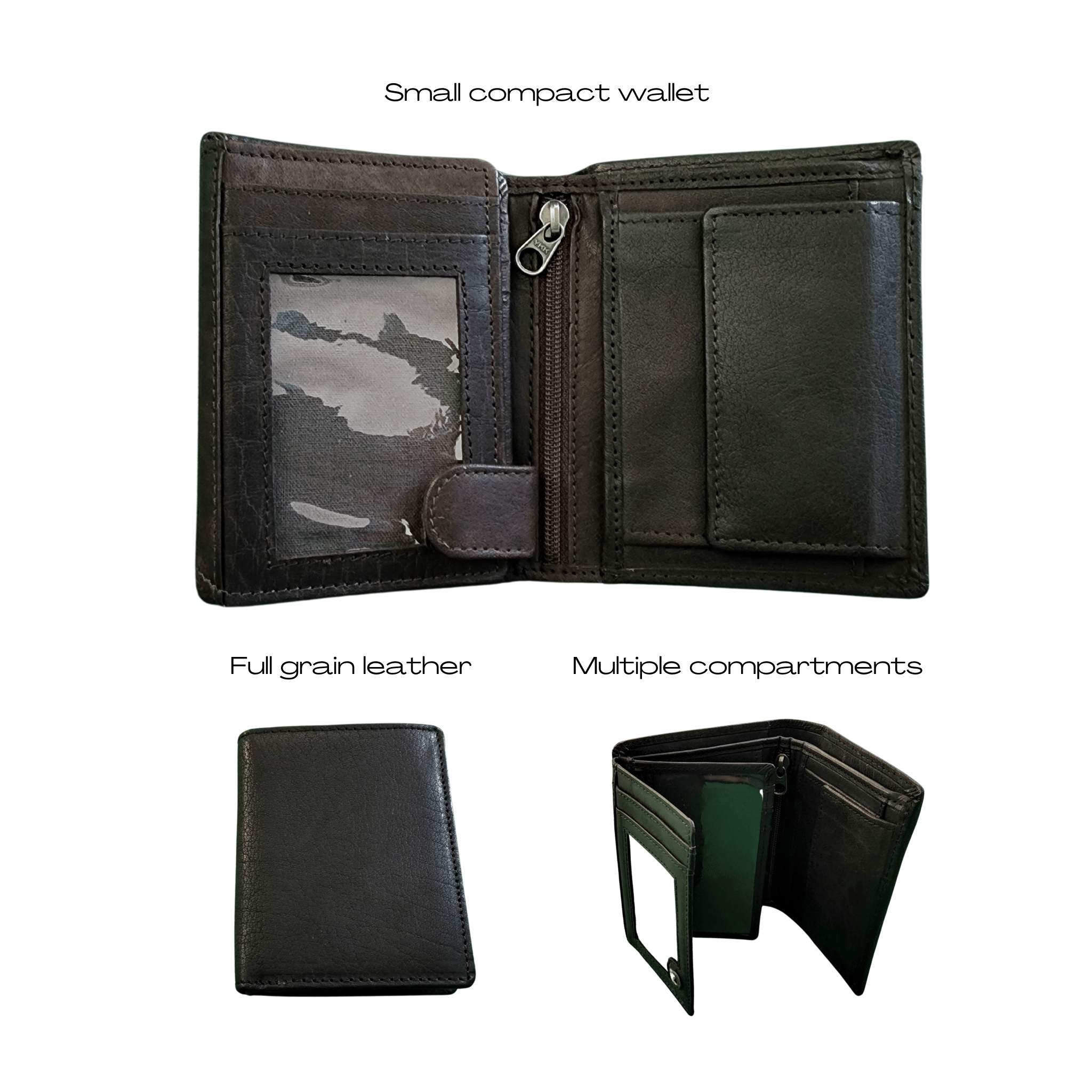 Men's Trifold Wallet | RFID Leather | Scott - BeltUp Leather Co.