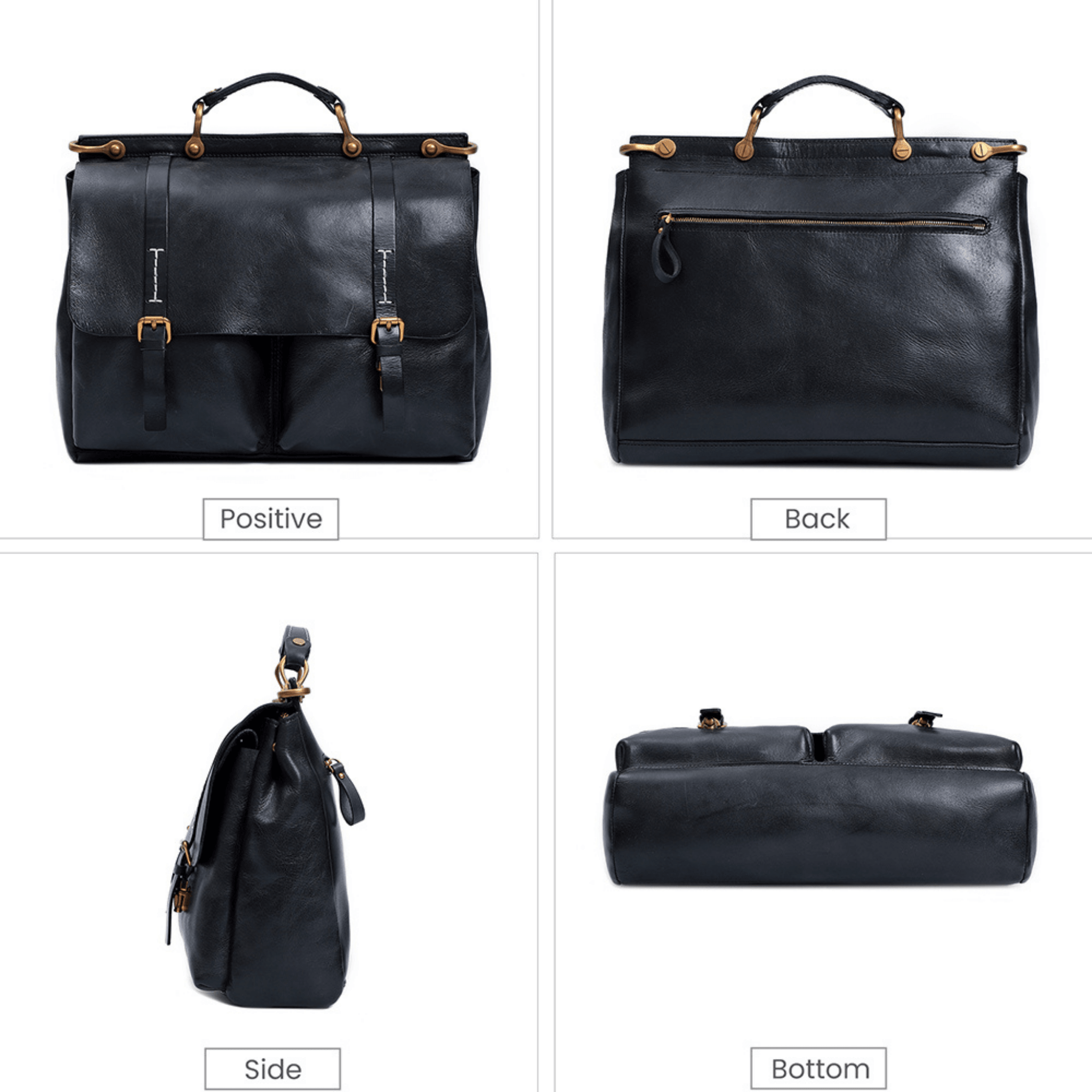 Womens Executive Briefcase - BULC - BeltUp Leather Co.